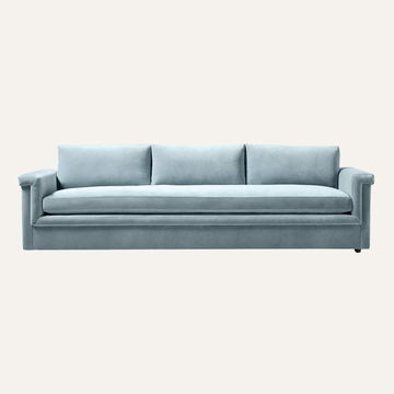 Ceva Performance Velvet Sofa Powder Blue | 103"