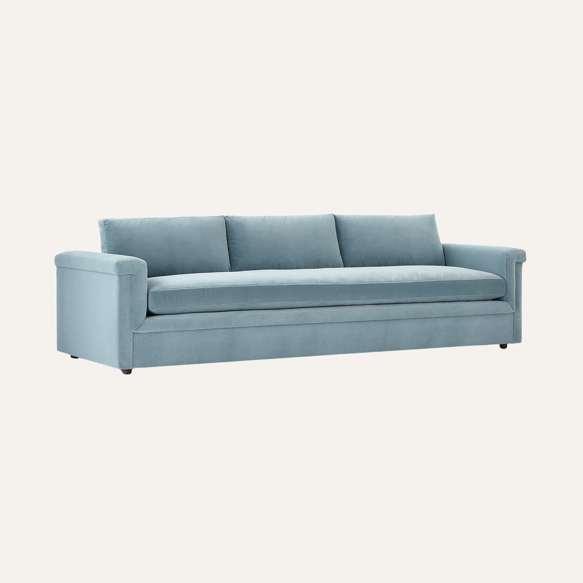 Ceva Performance Velvet Sofa Powder Blue | 103"