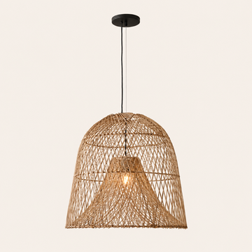 Nassa Woven Bamboo Pendant Light — Natural