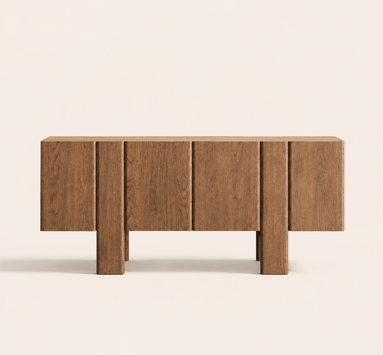 Hearth Oak Credenza — 76"