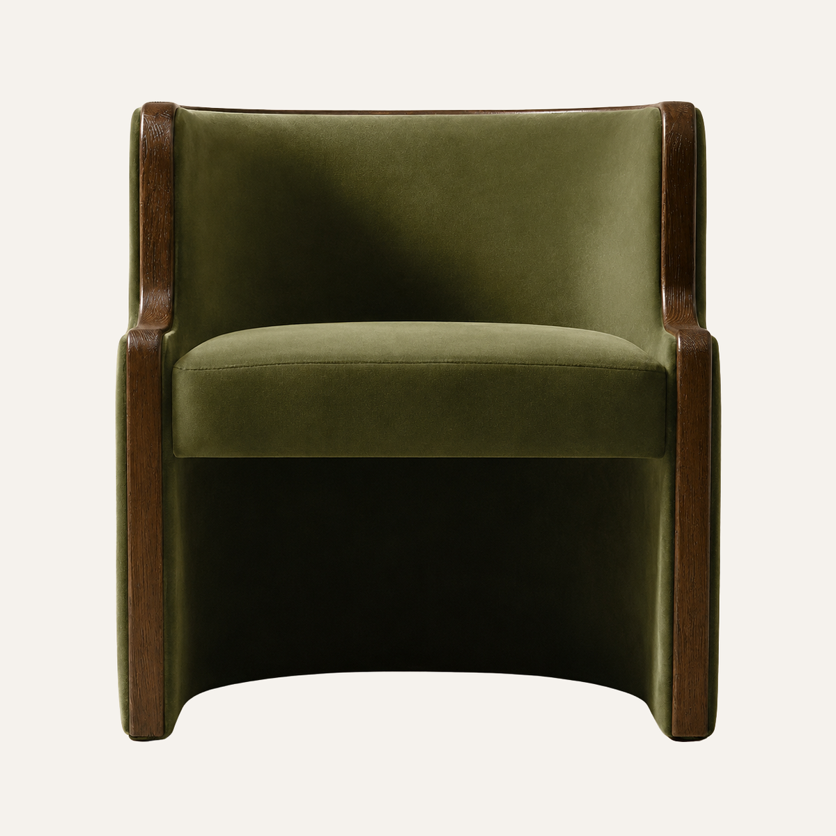 Chester Barrel Dining Chair — Rose Velvet