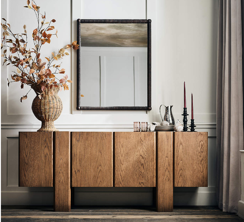Hearth Oak Credenza — 76"