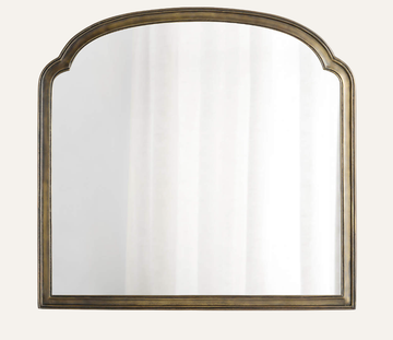 Brookhaven Pewter Metal Mantel Mirror — 40" x 42"