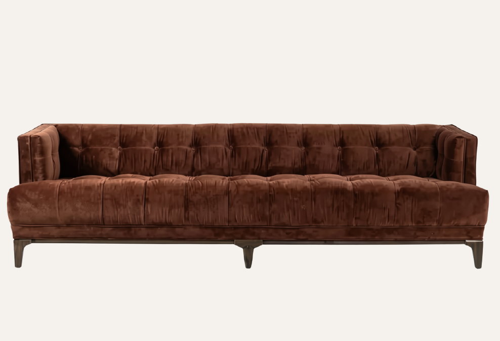 Dylan Mid-Century Sofa — Surrey Auburn | 91"