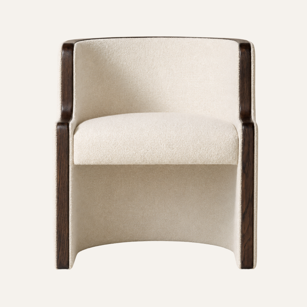 Chester Barrel Dining Chair — Rose Velvet