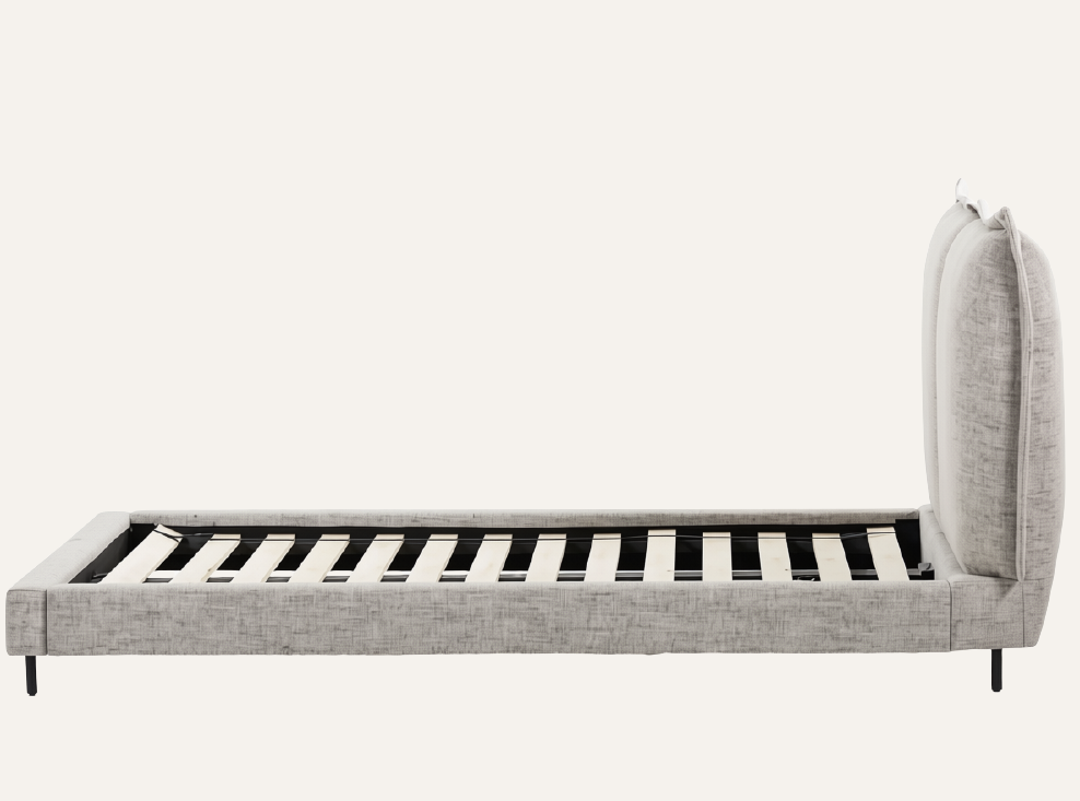 Inwood Panel Bed — Merino Porcelain | King
