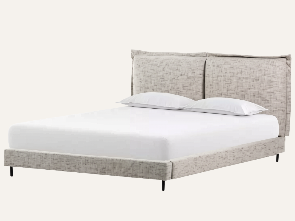 Inwood Panel Bed — Merino Porcelain | King
