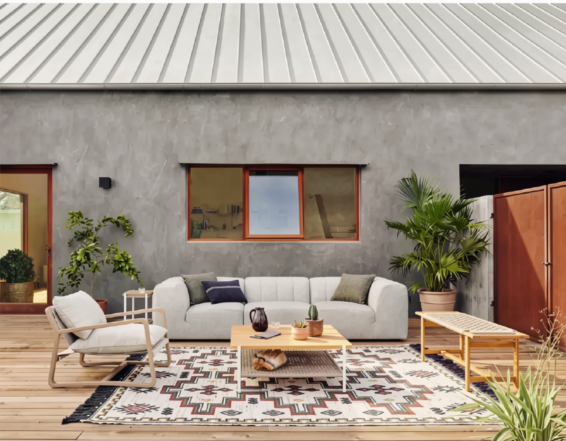 Gwen Outdoor Modular Sectional — Faye Ash | 3 Piece