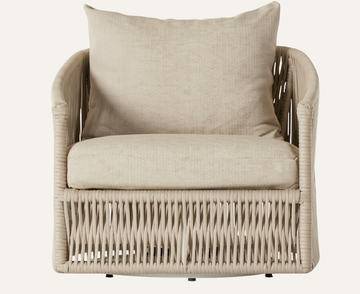 Porto Outdoor Swivel Lounge Chair — Faye Sand